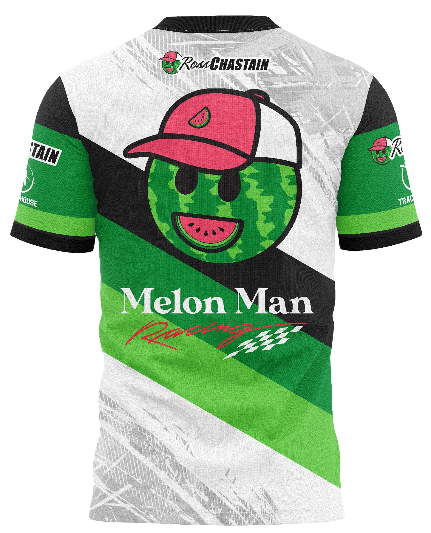 2025 Ross Chastain Melon Man Racing Sublimated Crew Tee