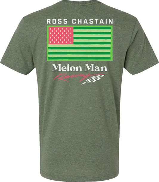 2025 Ross Chastain Melon Man Racing Flag Tee
