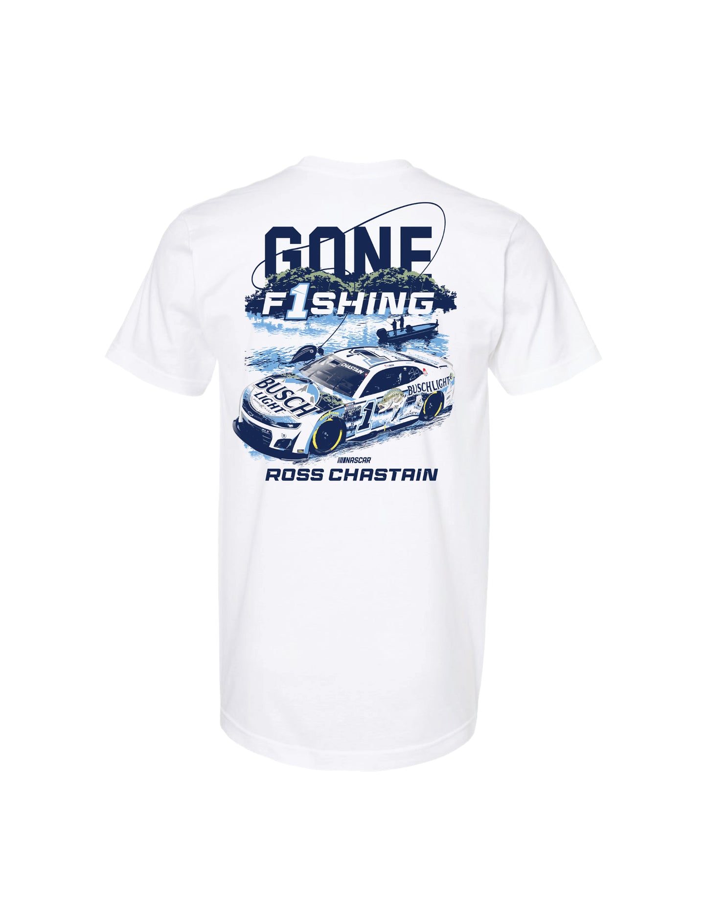 2024 Ross Chastain Busch Light Gone Fishing Tee