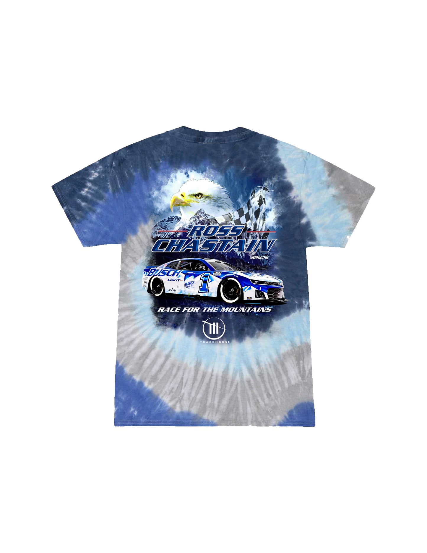 Ross Chastain Busch Light Throwback Tie Dye Tee