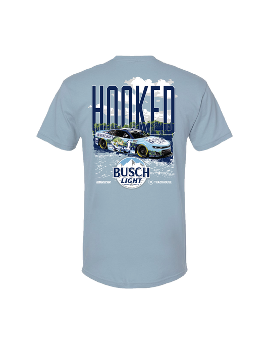 Ross Chastain #1 Busch Light 2025 Fishing HOOKED T-Shirt