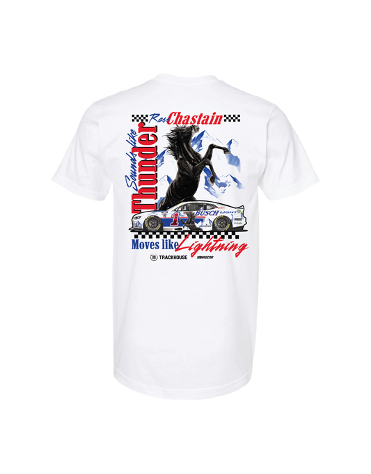 Ross Chastain #1 2025 Busch Light Retro T-Shirt