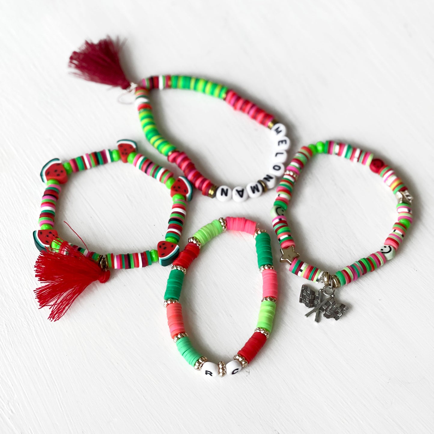 Melon Man Stacking Bracelets