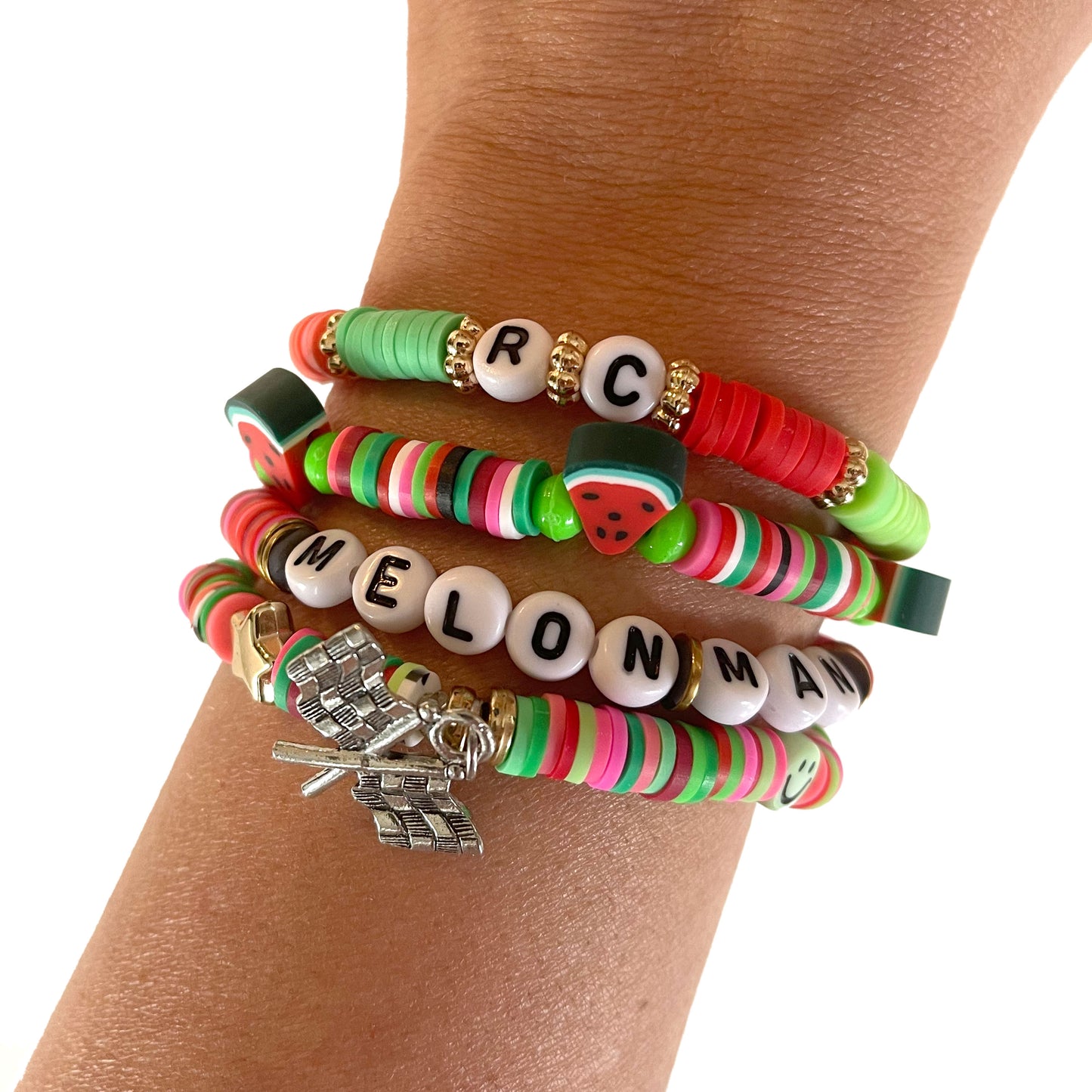 Melon Man Stacking Bracelets