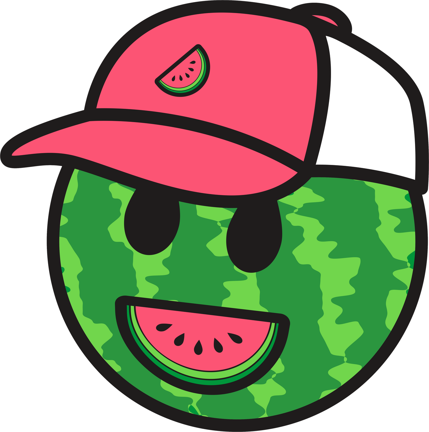 Melon Man "Manny's Hat" Snapback Foam Trucker Hat