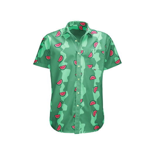 Melon Pattern Button Down