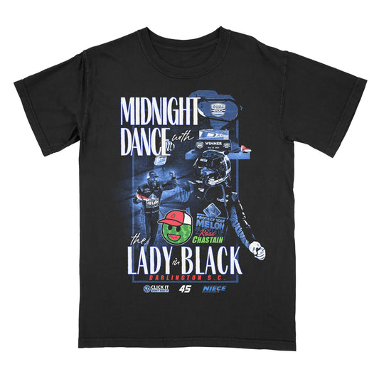 Midnight Dance with the Lady in Black Darlington Win Tee