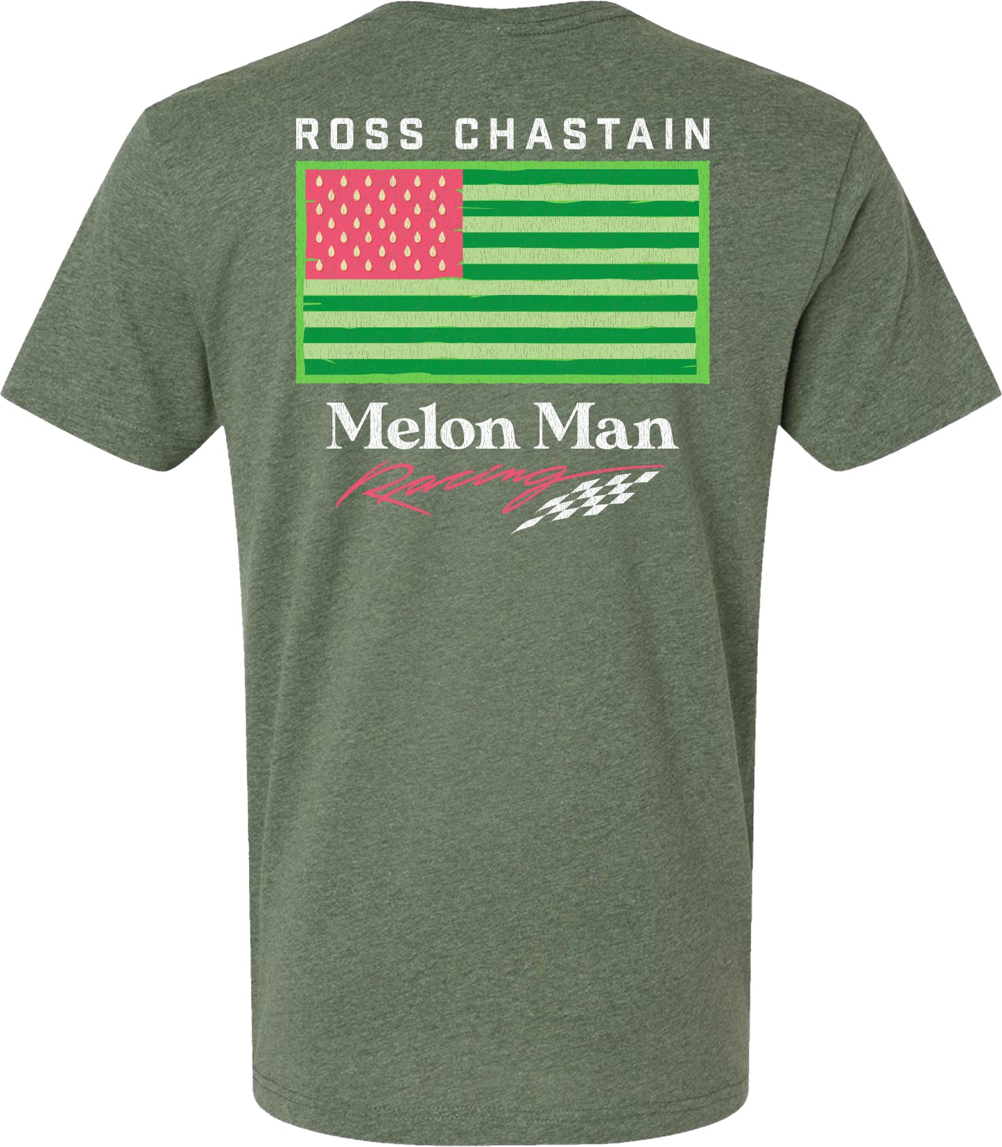 2025 Ross Chastain Melon Man Racing Flag Tee