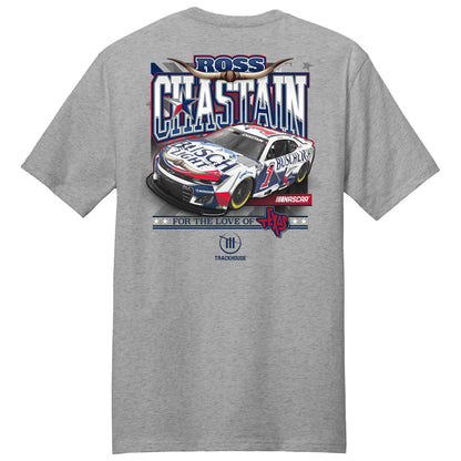 2025 Ross Chastain Busch Light For the Love of Texas Tee