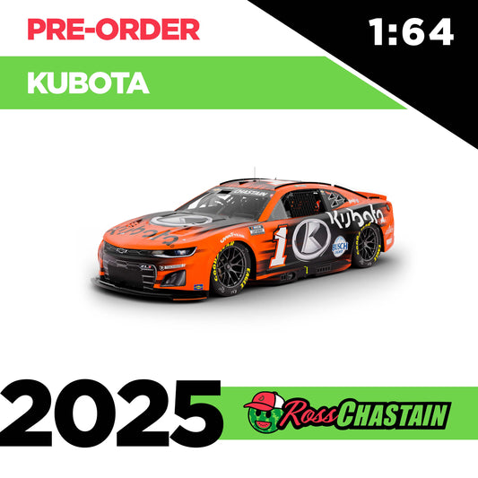 Ross Chastain 2025 No.1 1:64 Kubota DIE-CAST