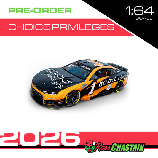 Ross Chastain 2026 No.1 1:64 Choice Privileges DIE-CAST