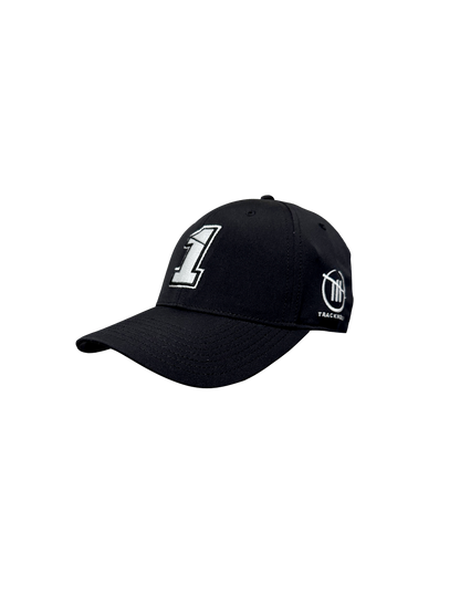 Chastain Black Performance Fabric Velcro Cap
