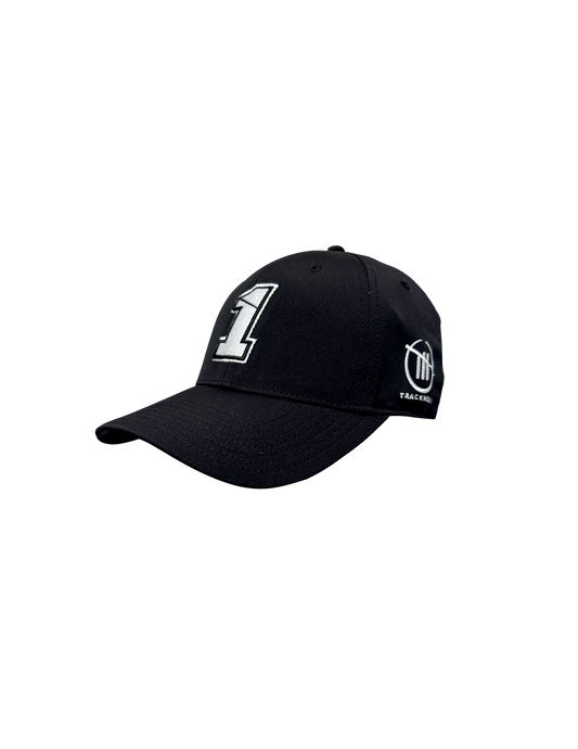 Chastain Black Performance Fabric Velcro Cap