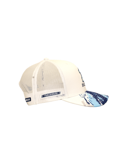 Ross Chastain #1 White Splash Snapback Hat