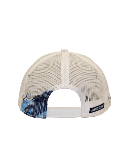 Ross Chastain #1 White Splash Snapback Hat