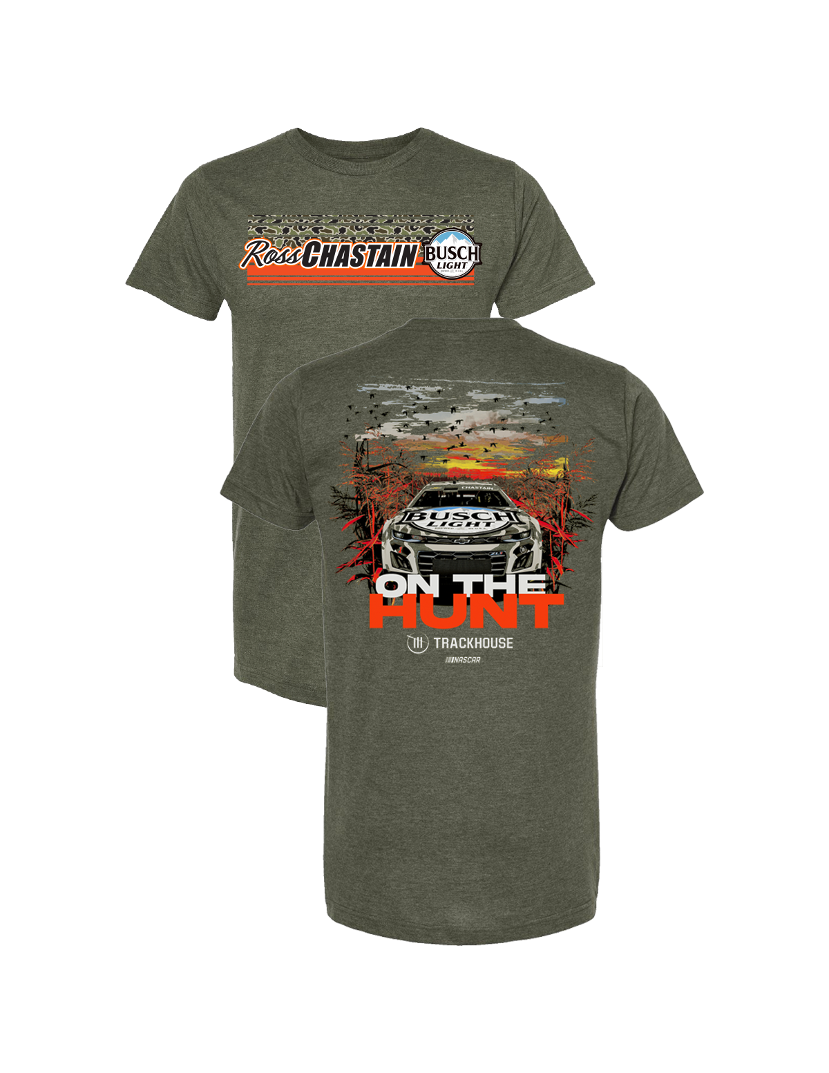 Ross Chastain #1 Busch Light Camo T-Shirt