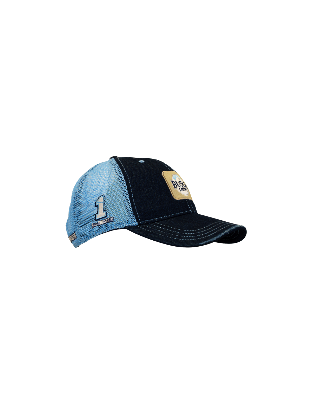 Ross Chastain #1 Classic Denim Busch Light Hat