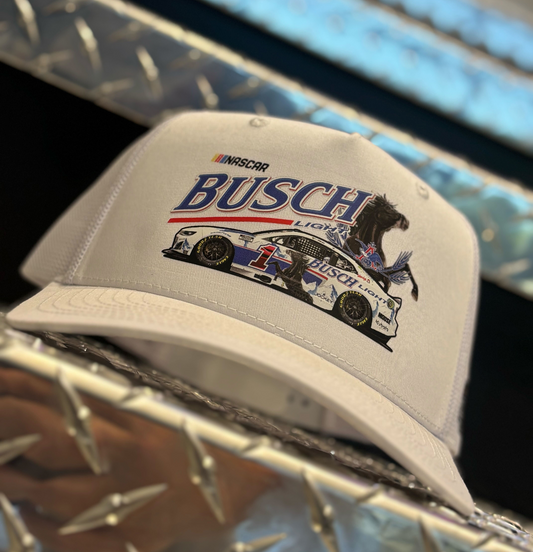 Ross Chastain #1 2025 Busch Light Retro Snapback Playoff Hat